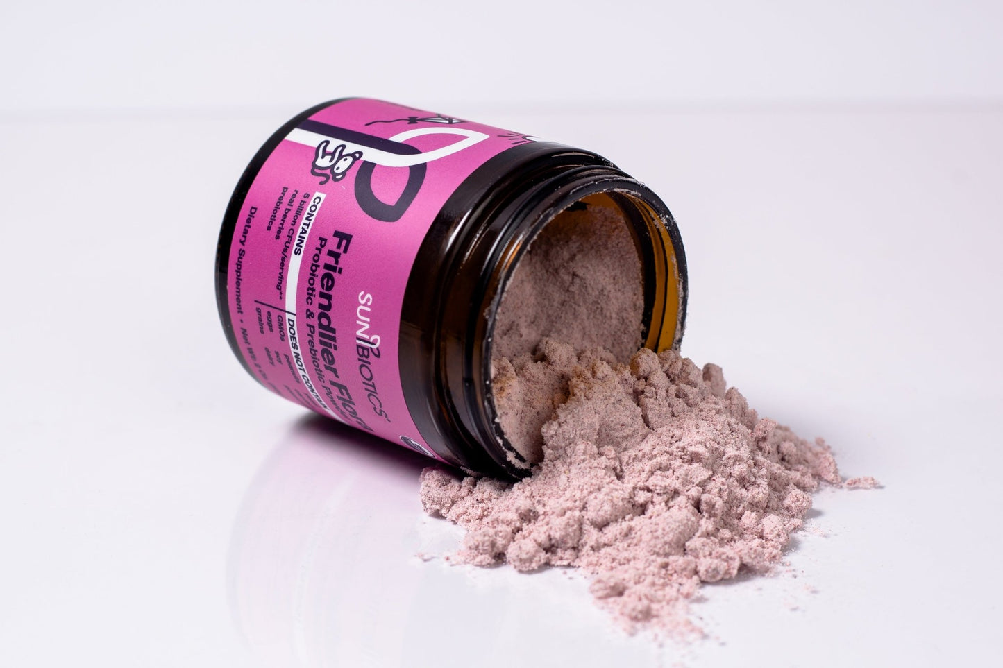 FRIENDLIER FLORA - PROBIOTIC & PREBIOTIC POWDER - Kids berry - Vegan America