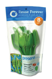 Heavy Duty Cutlery | Knives, Forks, Spoons | 8 sets - Vegan America