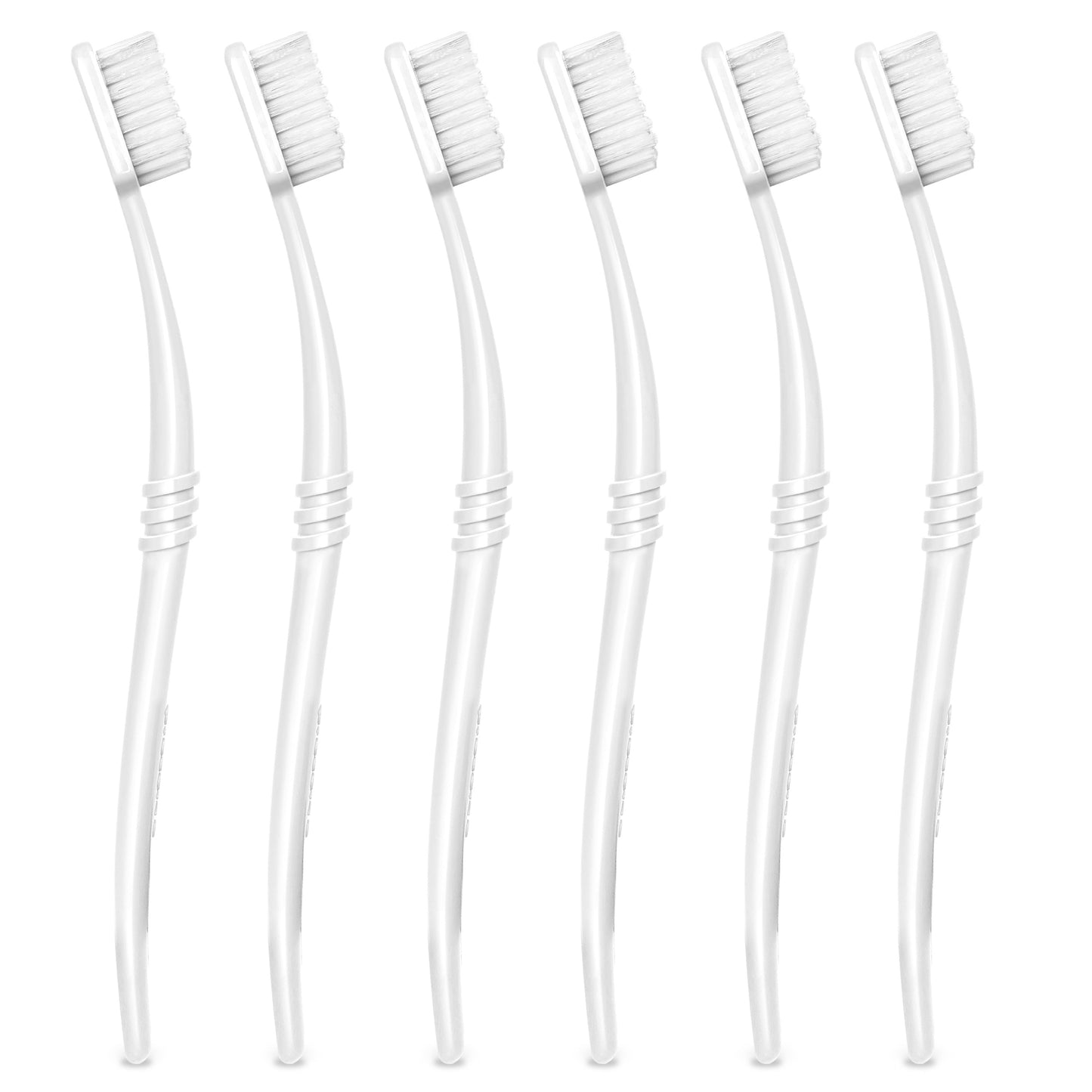 Preserve Adult Toothbrush - White | 6-Pack | Ultra Soft