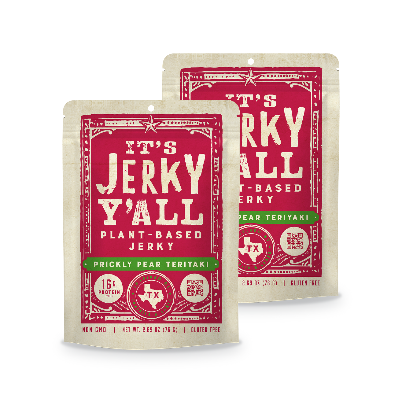 Prickly Pear Teriyaki Jerky 2-Pack | The Smarter Jerky