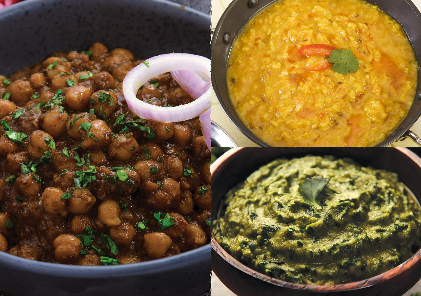 Lotsa Legumes! 3 lentil/legume plant-based delights - Indian Cooking Kit with Spices, Lentils and Recipe