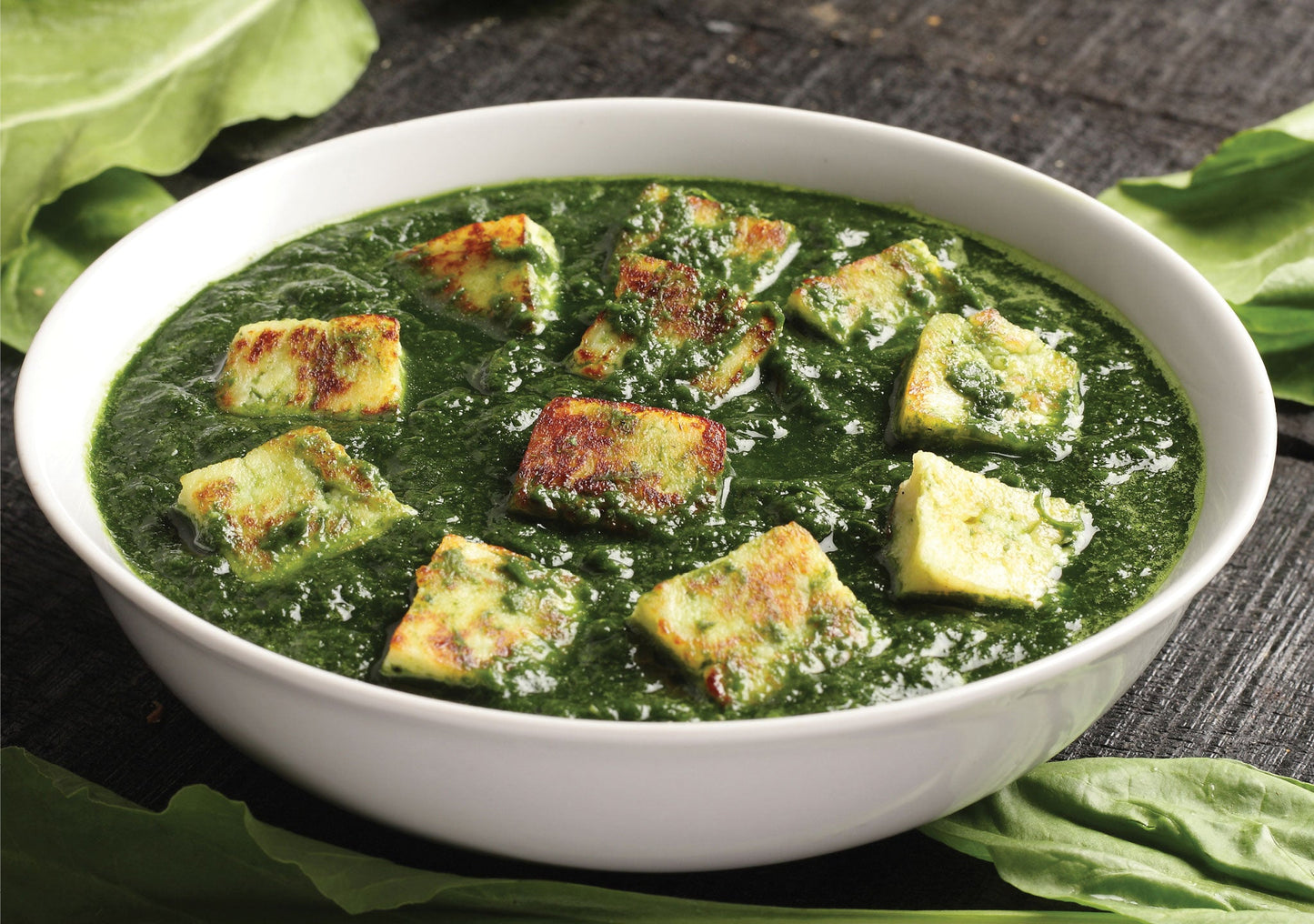 Sag Paneer or Palak Tofu - Spinach with Cheese or Tofu - Indian Cooking Kit with Spices and Recipe