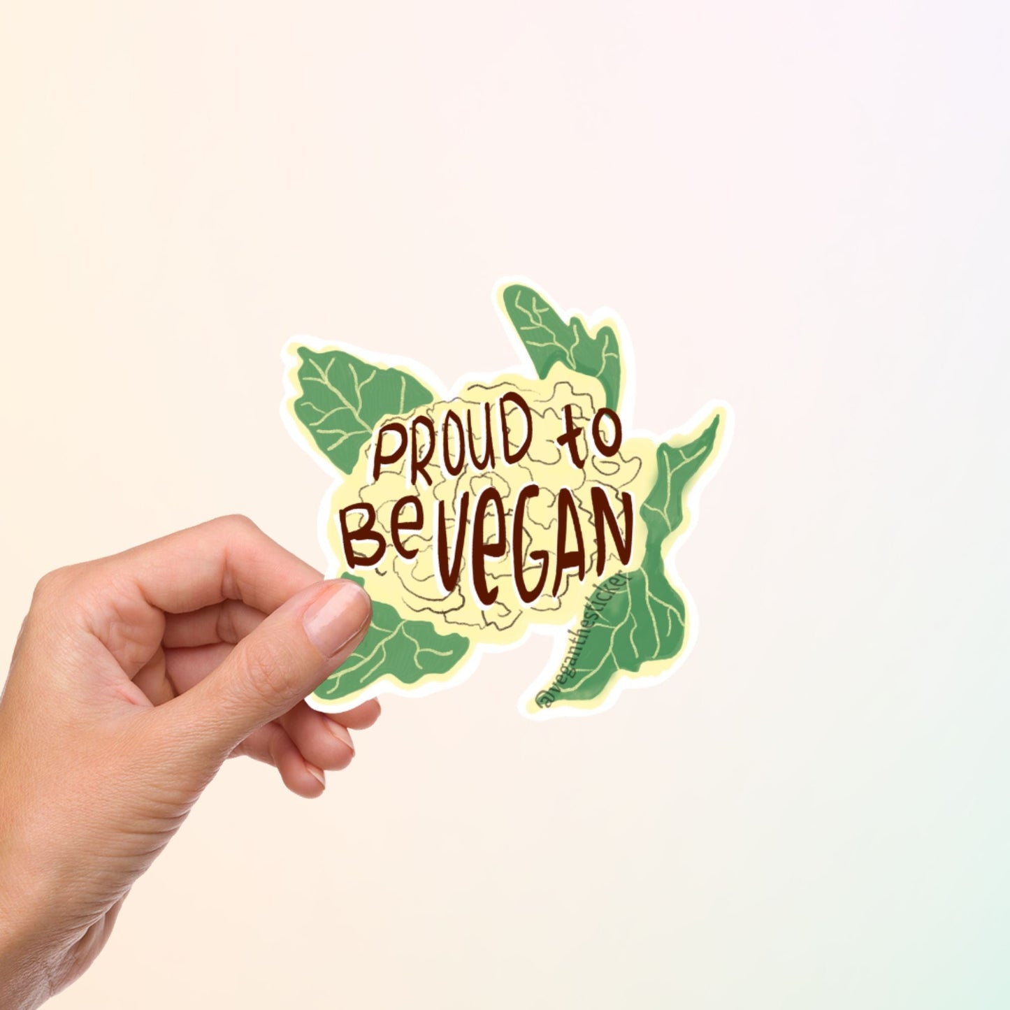 Proud To Be Vegan Sticker
