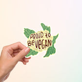 Proud To Be Vegan Sticker - Vegan America