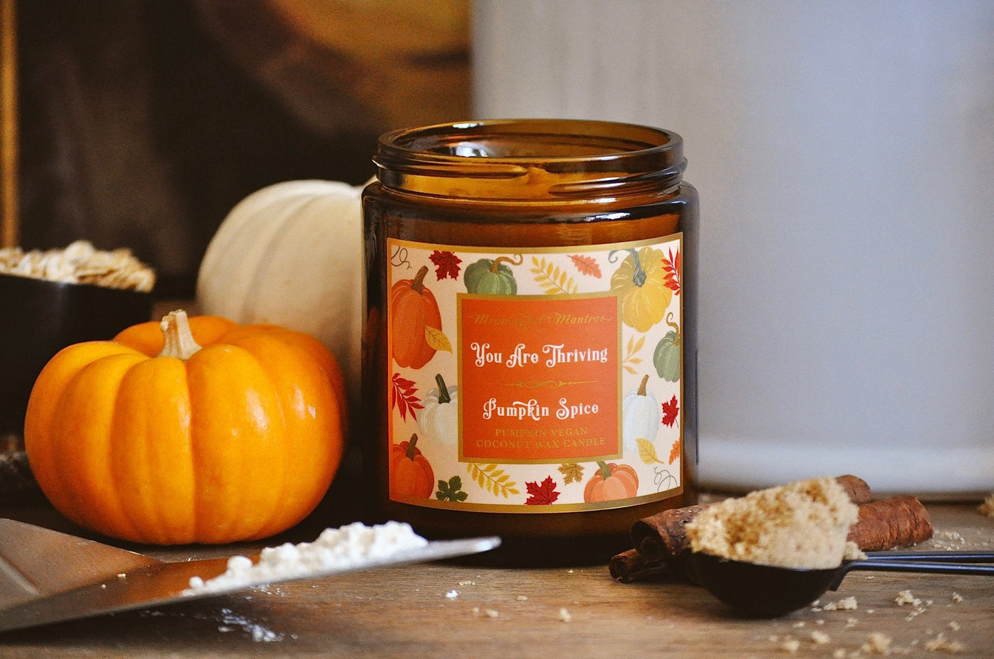 You Are Thriving Pumpkin Spice Candle - Vegan America