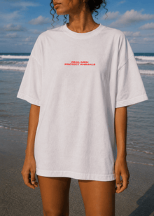 REAL MEN PROTECT ANIMALS TEE - Vegan America
