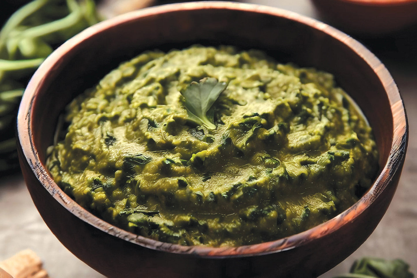 Spinach Masiyal - Grandpa's favorite mild spinach with lentils - Indian Cooking Kit with Spices and Recipe