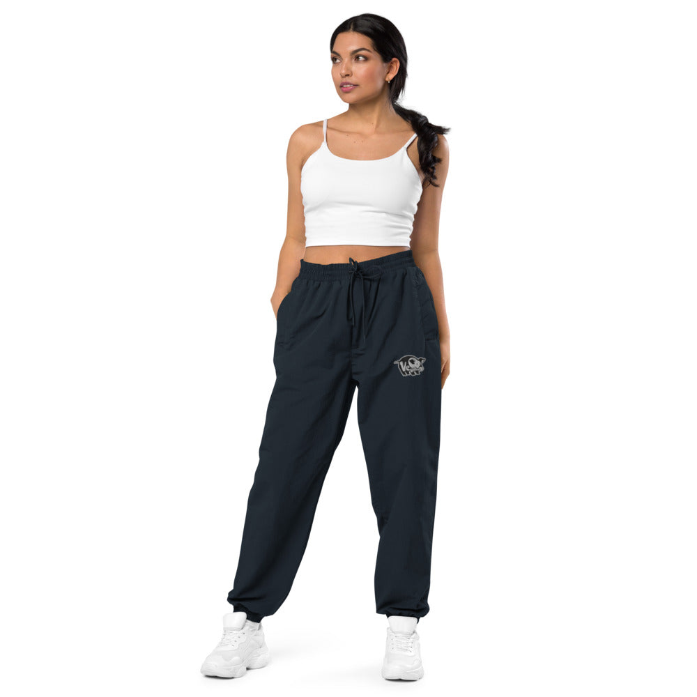 VEGAN Embroidered Recycled tracksuit Pants