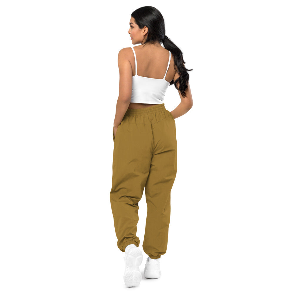 VEGAN Embroidered Recycled tracksuit Pants