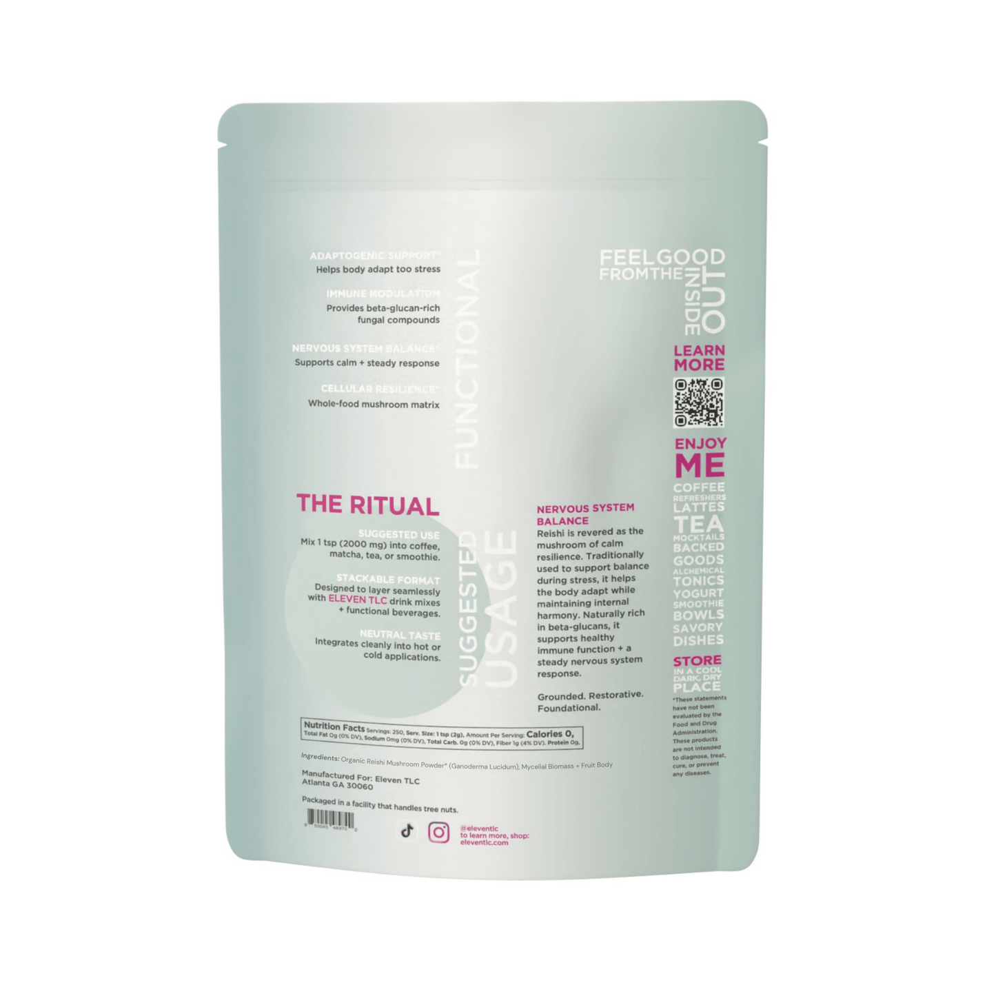 Organic Reishi Mushroom Powder — Foodservice 500g - Vegan America