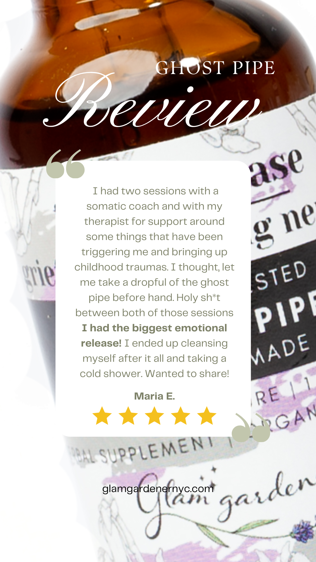 Total Release: Ghost Pipe Herbal Tincture