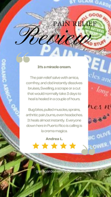 VEGAN Pain Relief • Healing Salve for sore muscles and joints • Arnica, Comfrey, Peppermint Essential Oil, and Plant - based Candelilla wax - Vegan America