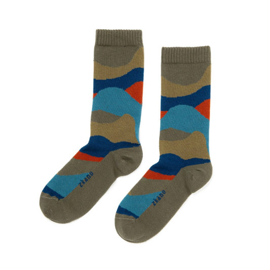 River Crew Socks in Spruce from Zkano