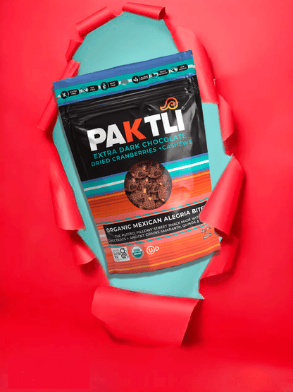 NEW Extra Dark Chocolate Alegria Bites w/ Cranberries + Cashews - Vegan America