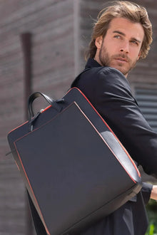 Urban laptop backpack - Black/Red