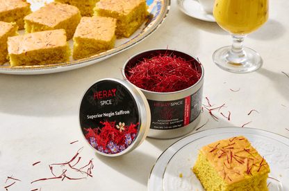1 Oz (28.5gr) Heray Afghan Saffron Extra Class Premium Super Negin Quality - Vegan America