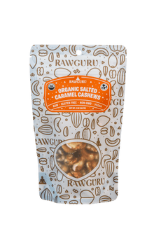 Organic Salted Caramel Cashews - 2oz - Vegan America