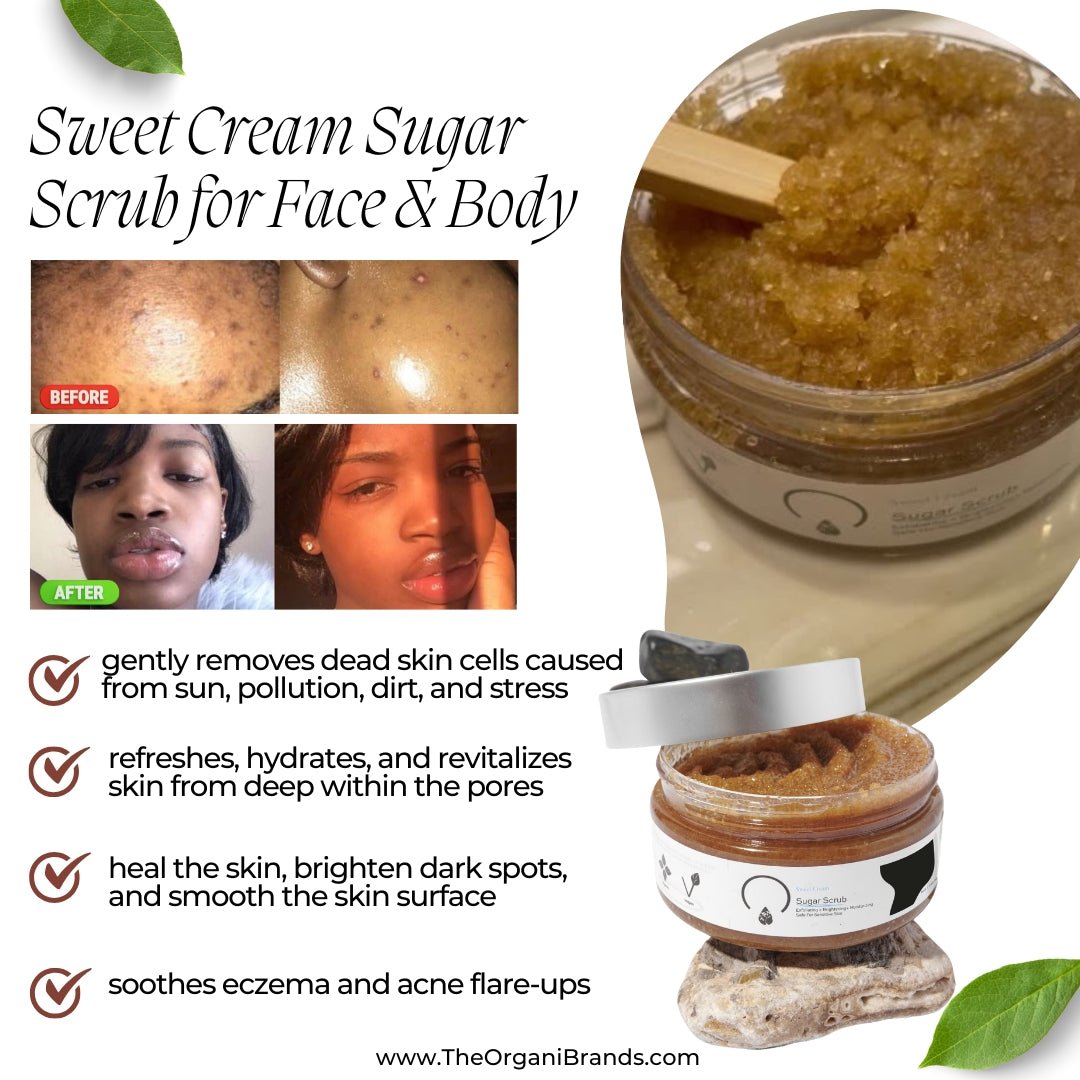 Sweet Cream Sugar Body & Face Scrub