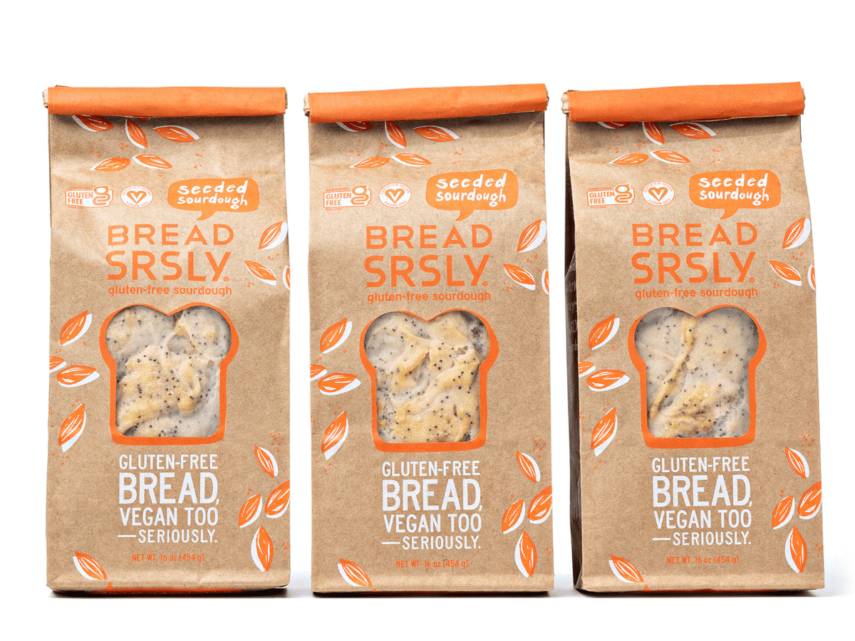 Seeded Gluten-Free Sourdough - 3 Pack - Vegan America