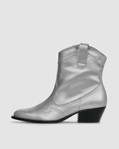 Metallic stitchy cowboy boots - Vegan America