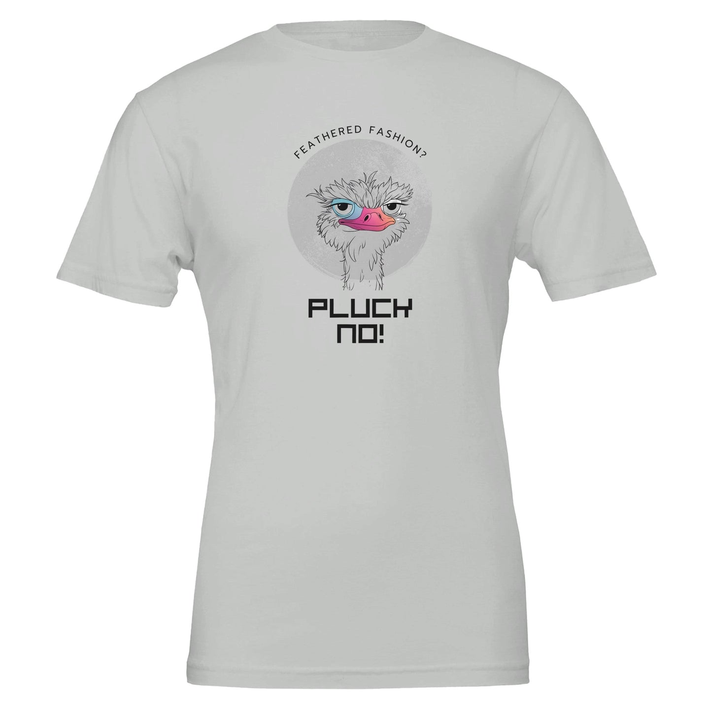 Pluck No! Funny Vegan Premium Tshirt - Vegan America
