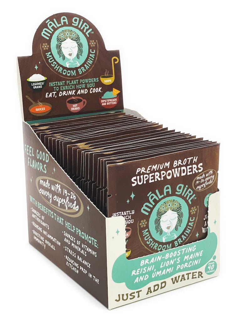 Mushroom Brainiac Superfood Broth Powder - Vegan America