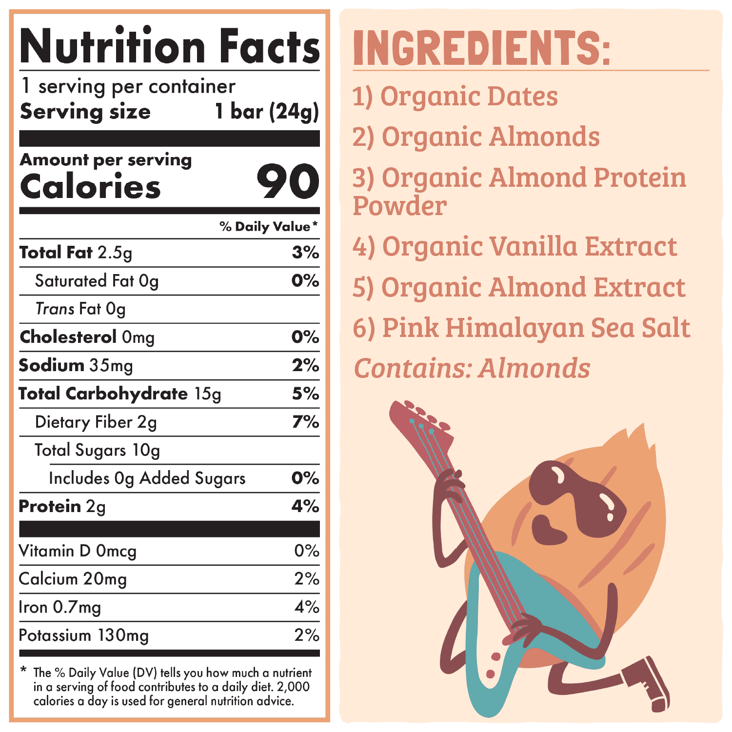 Skout Organic Almond Cookie Kids Bar - Vegan America