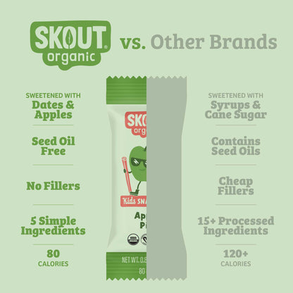 Skout Organic Apple Pie Kids Bar - Vegan America