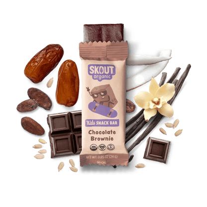 Skout Organic Chocolate Brownie Kids Bar - Vegan America