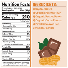 Skout Organic Chocolate Peanut Butter Protein Bar - Vegan America