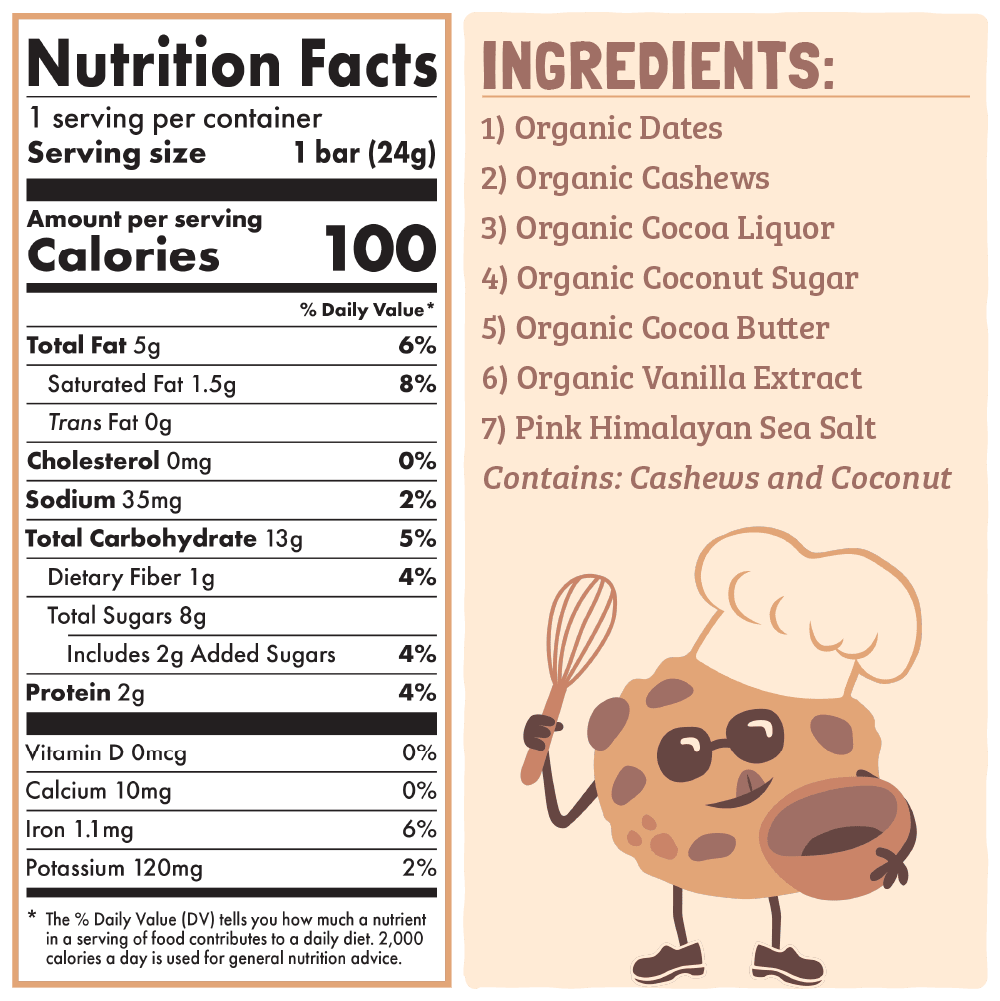 Skout Organic Cookie Dough Kids Bar - Vegan America