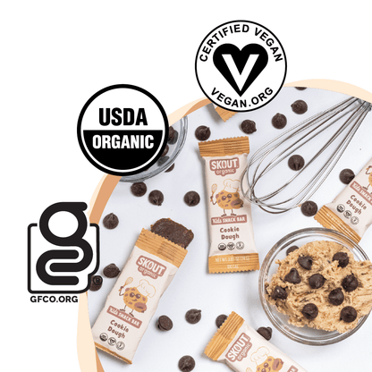 Skout Organic Cookie Dough Kids Bar - Vegan America