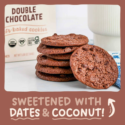 Skout Organic Double Chocolate Soft Baked Cookies - Vegan America