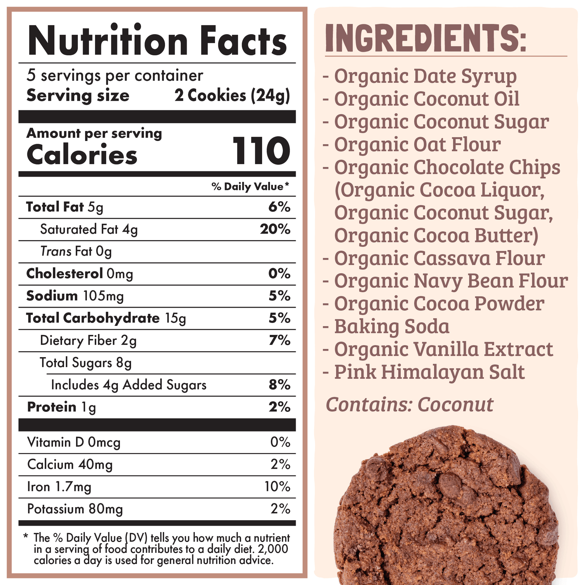 Skout Organic Double Chocolate Soft Baked Cookies - Vegan America