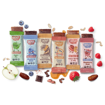 Skout Organic Kids Bar Variety Pack - 36 Pack - Vegan America