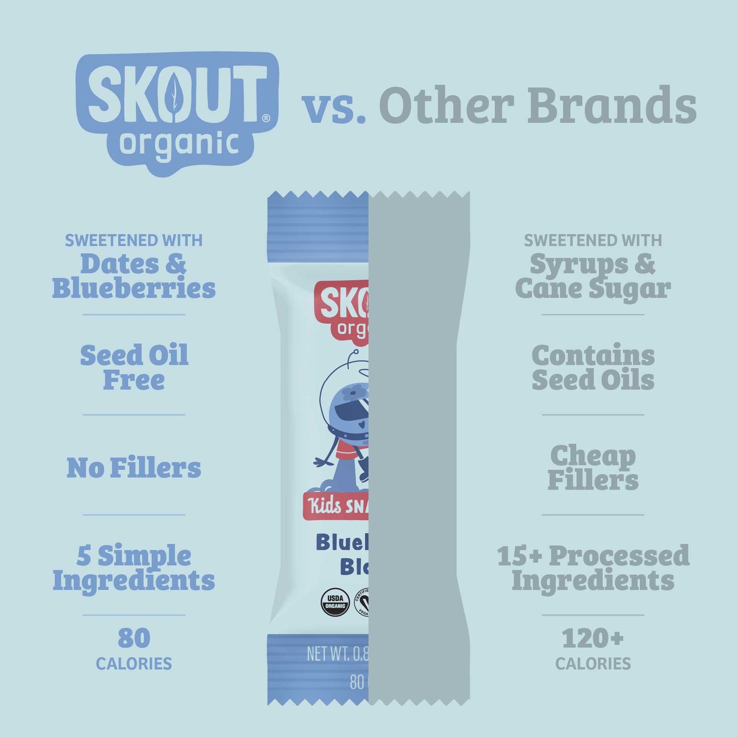 Skout Organic Kids Fruit Bar Variety Pack - Vegan America