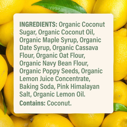 Skout Organic Lemon Poppyseed Soft Baked Cookies - Vegan America