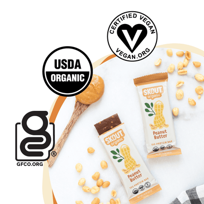 Skout Organic Peanut Butter Protein Bar - Vegan America
