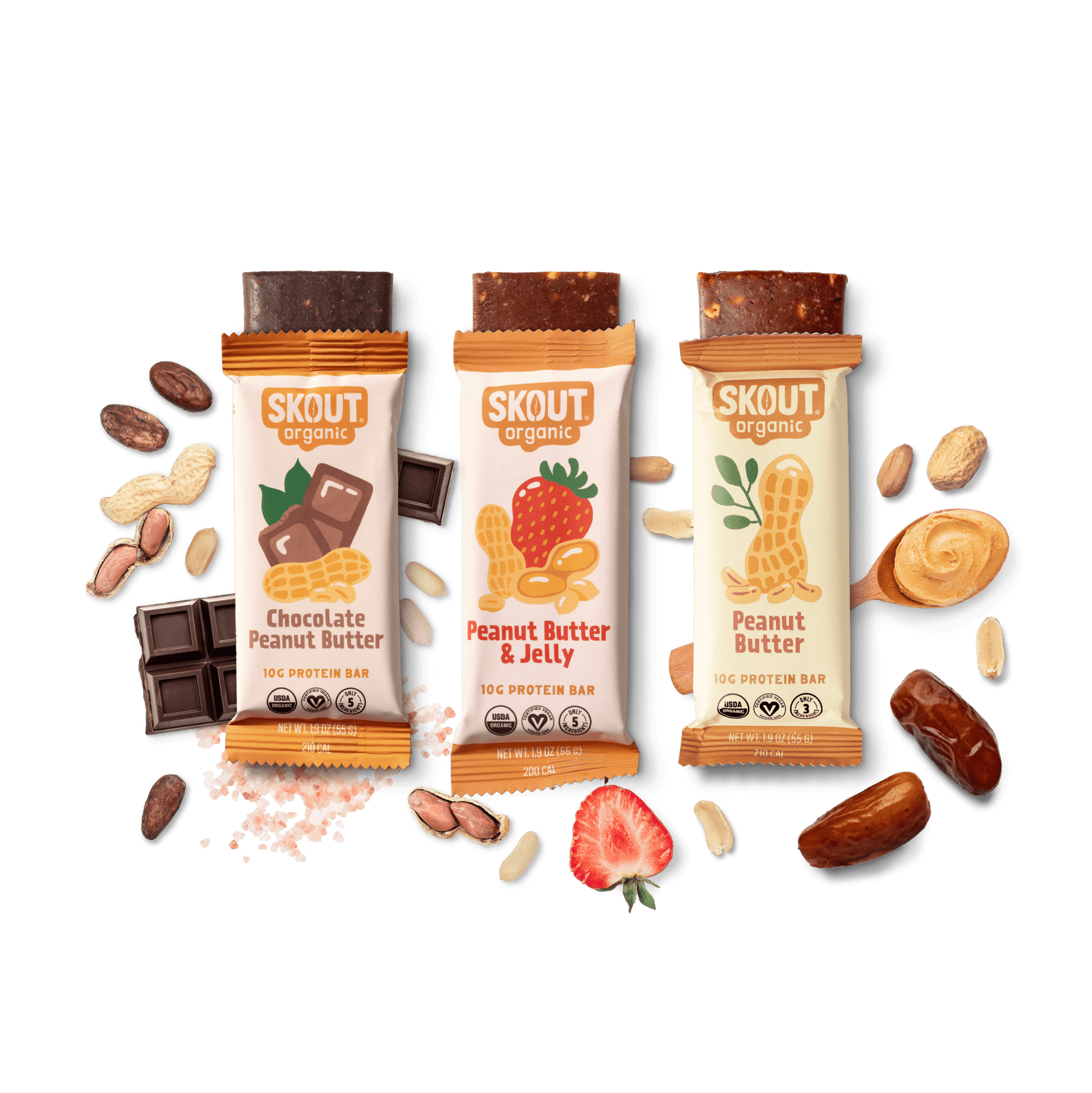 Skout Organic Protein Bar Sample Pack - Vegan America
