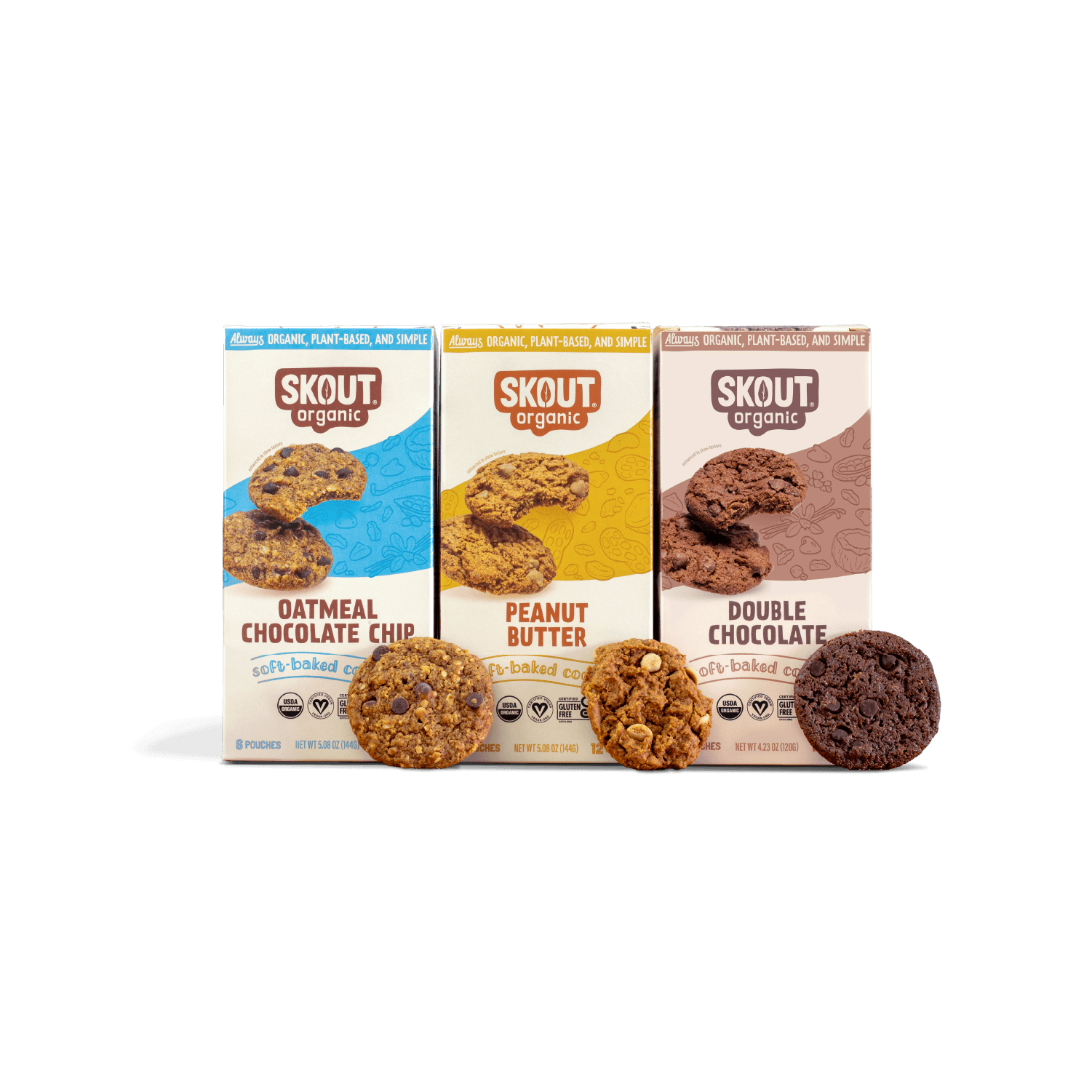Skout Organic Soft Baked Cookie and Kids Bar Bundle - Vegan America