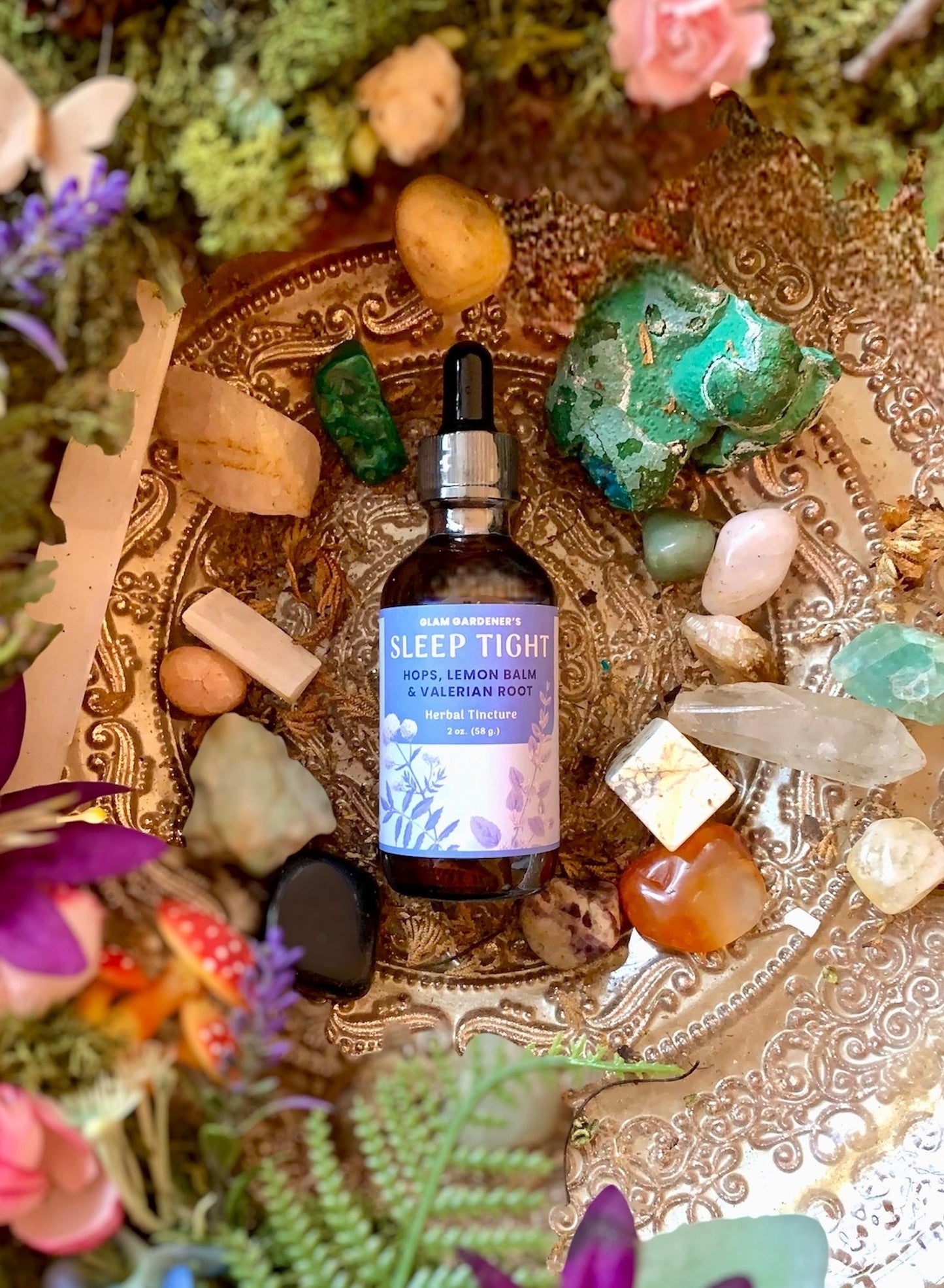 Sleep Tight: Hops, Valerian Root, and Lemon balm Herbal Tincture