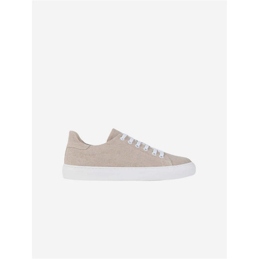 Solari Milano V1 Unisex Hemp Leather Vegan Sneaker | Beige