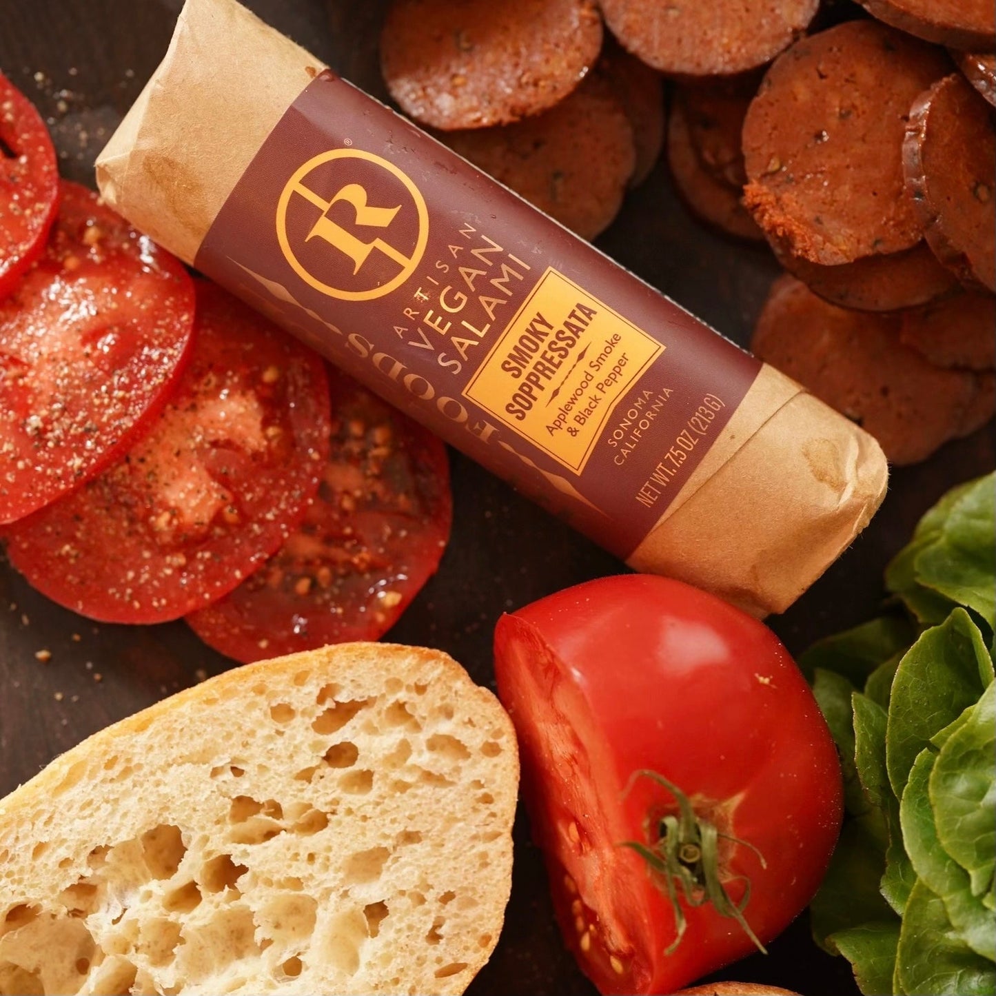 Plant-Based Smoky Salami Soppressata 3-Pack