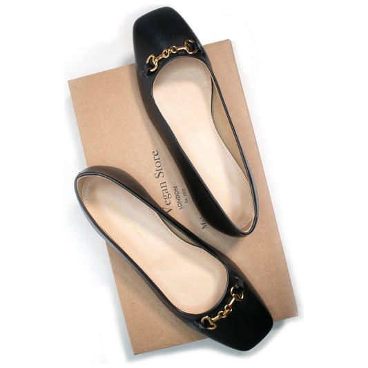 Square Toe Ballet Flats