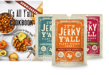 Three Flavors of Our Jerky (3 - Pack) + Free Downloadable Cookbook - Vegan America
