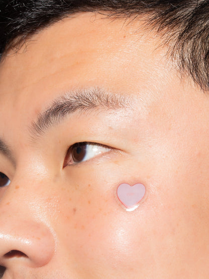 16 healing heart pimple patches