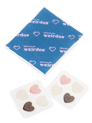 16 healing heart pimple patches - Vegan America