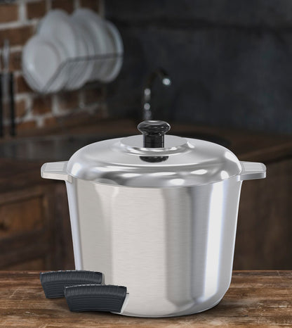 Stock Pot with Lid 18 Quarts - Vegan America