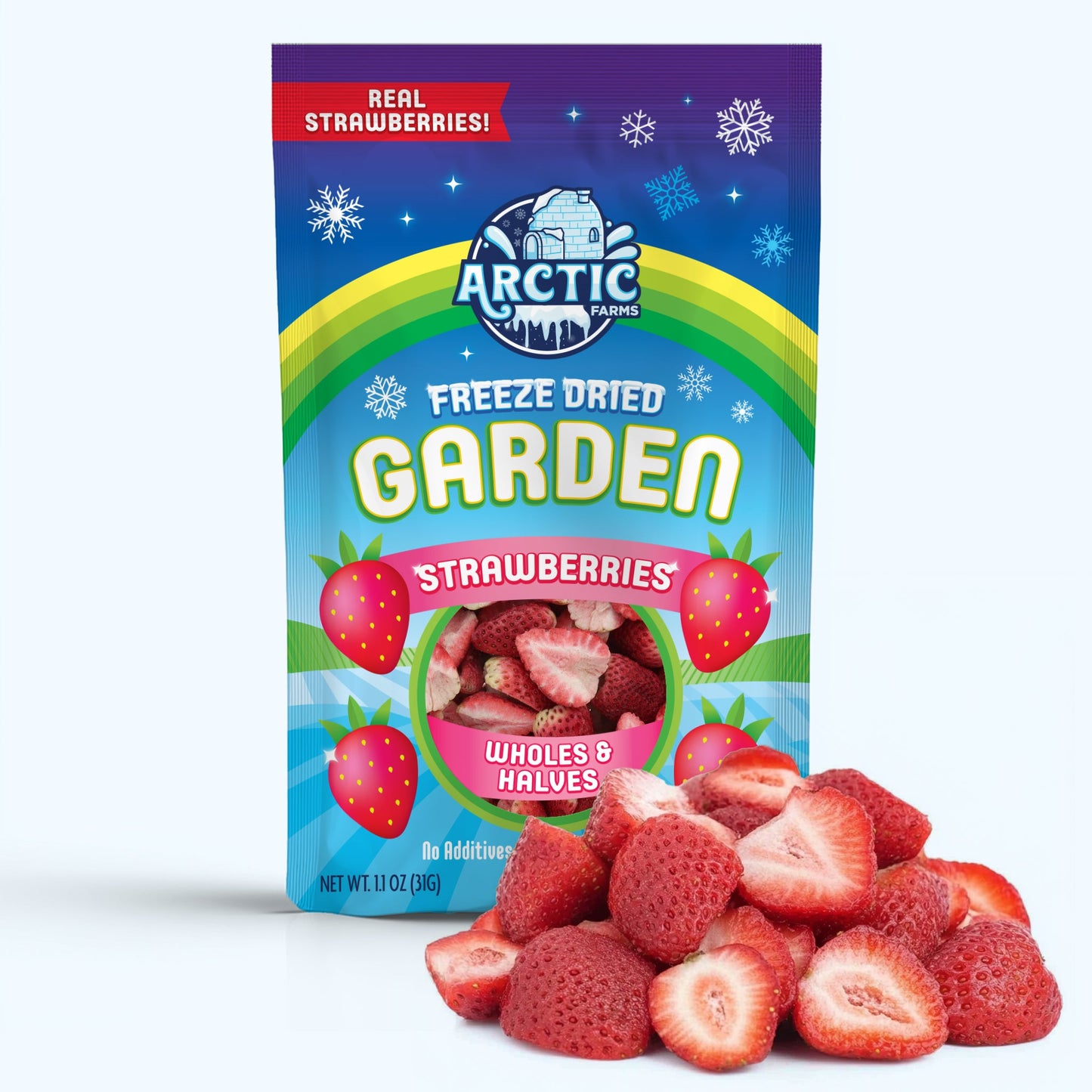 Freeze Dried Strawberry Wholes & Halves