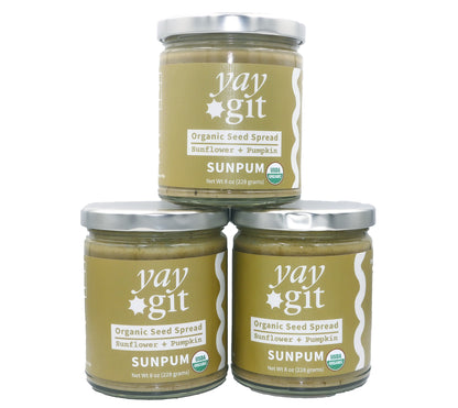 Sunpum (3 PACK) - Sunflower Pumpkin Seed Spread